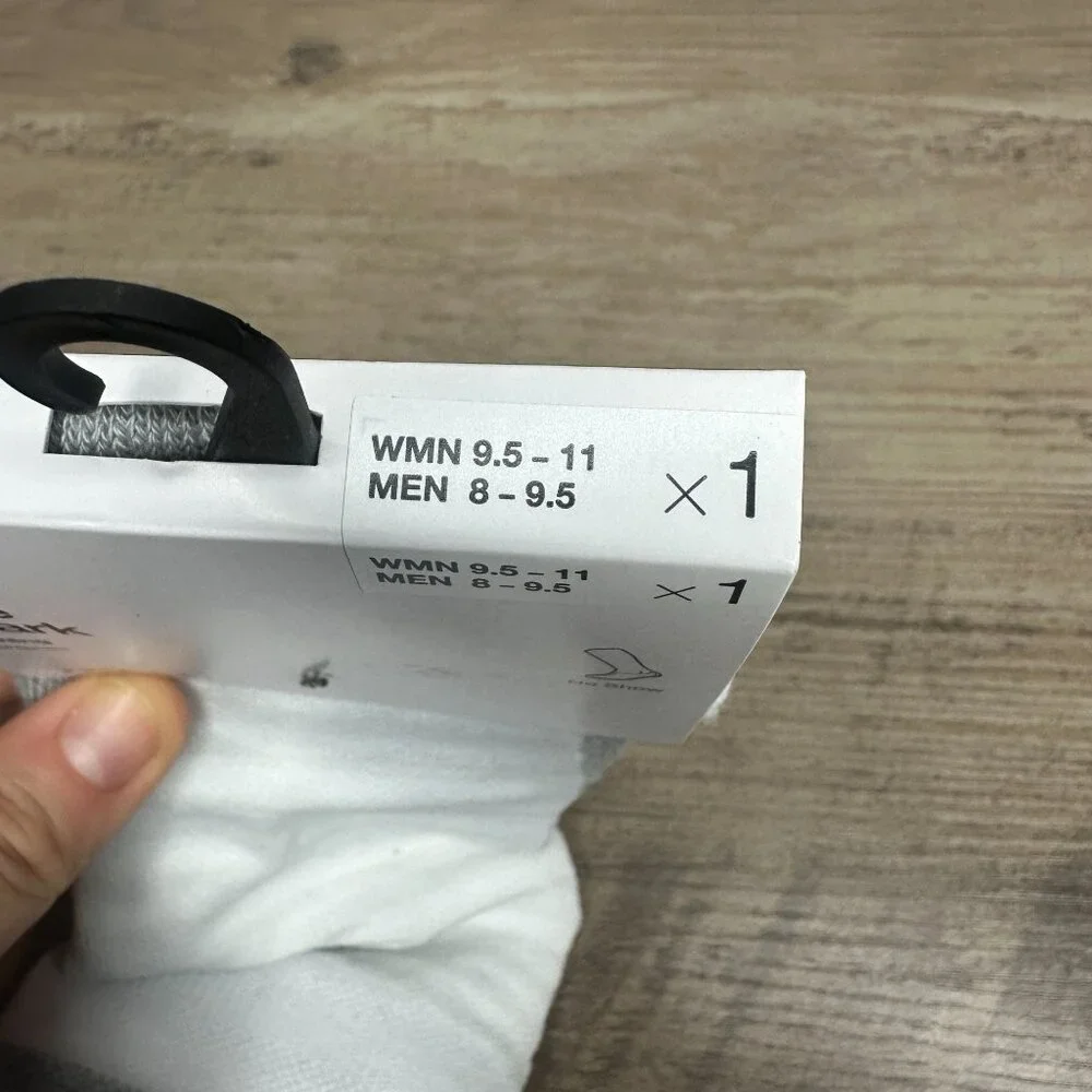 NWT Nike Unisex Spark Cushioned No Show Run Socks White Size Medium (CU7201-100)